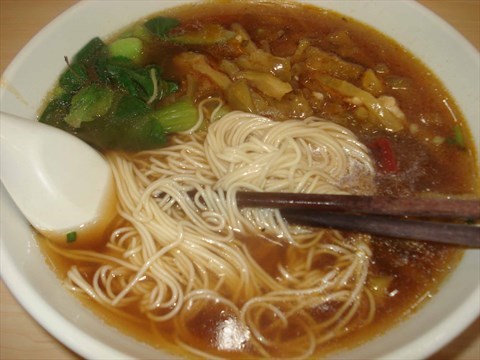 菜谱吃上去很滑很香浓.兰州面条茄子鱼香图片