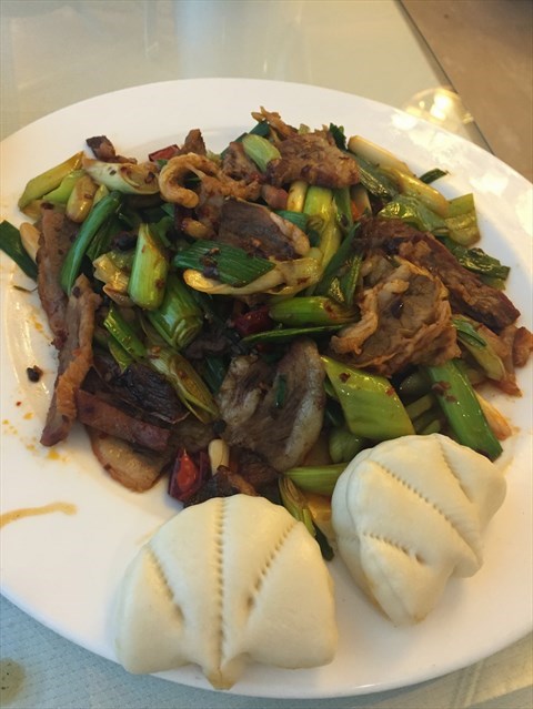 金饼回锅牛肉