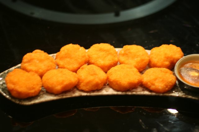 金钱虾饼