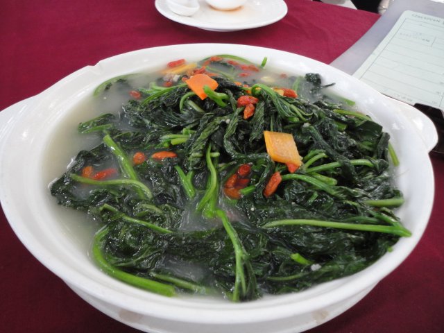 上汤辣椒叶