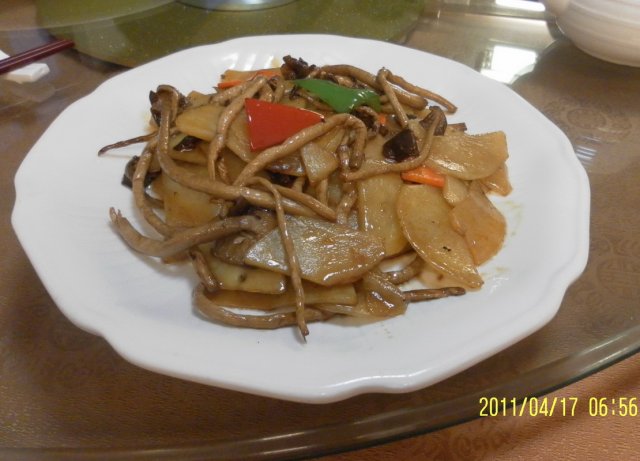 茶树菇著片
