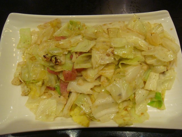 培根卷心菜