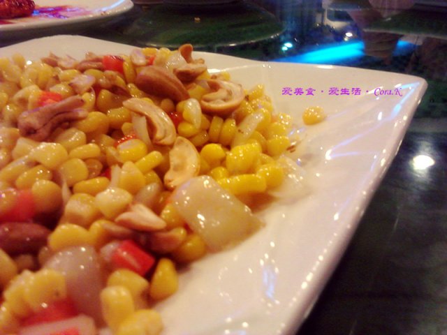 松子仁腰果炒玉米