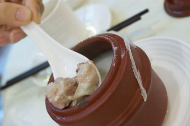 杏汁炖白肺