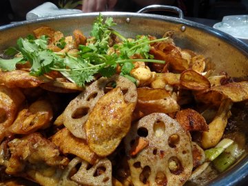 干锅牛蛙