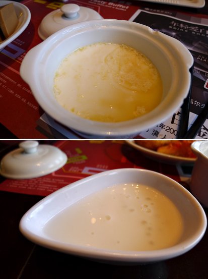 姜撞奶與椰汁西米露
