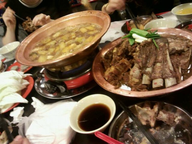 美味的羊蝎子