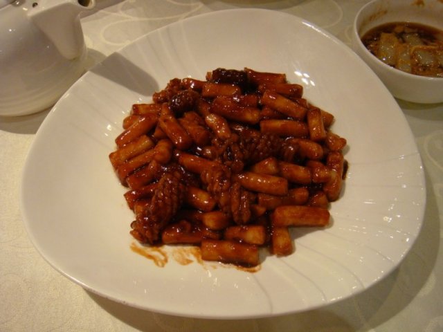 鱿鱼炒年糕