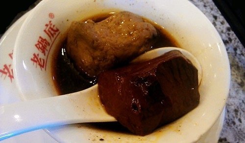 超级好吃的血和豆腐!