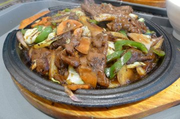 铁板蚝油牛肉