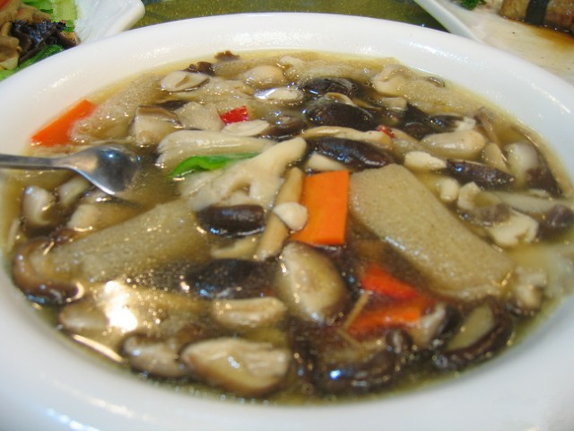 竹笙浸杂菌