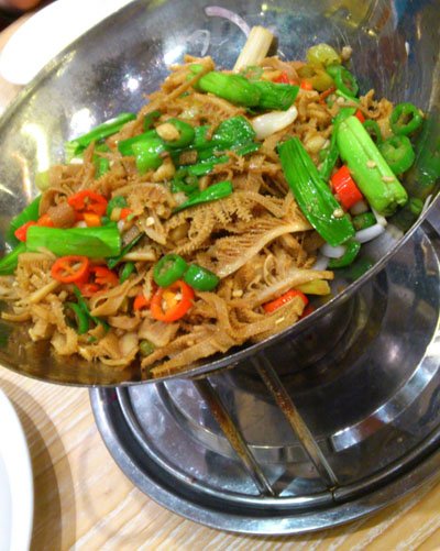 干锅毛肚