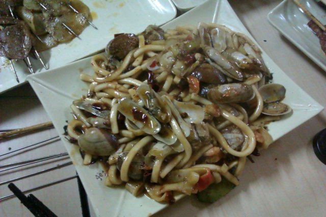 海鲜炒面