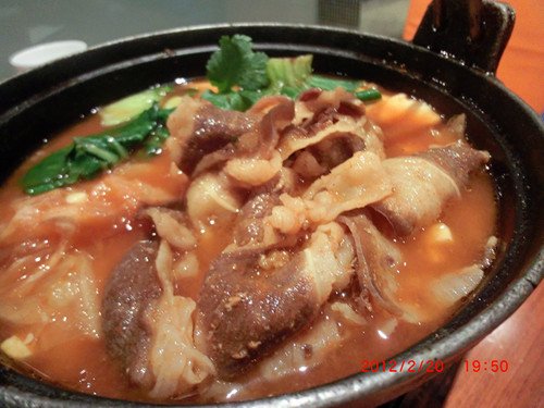 泡菜牛肉锅