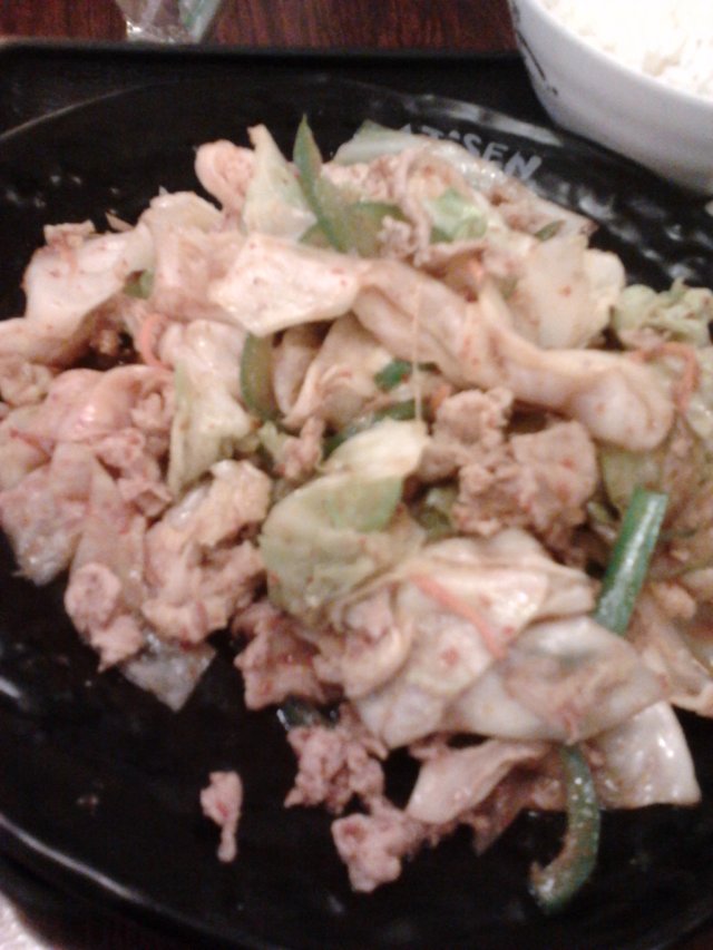 肥牛杂菜饭