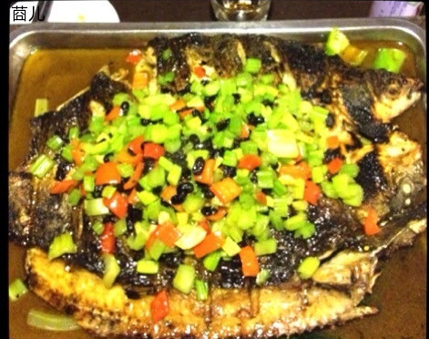 豆豉味烤鱼