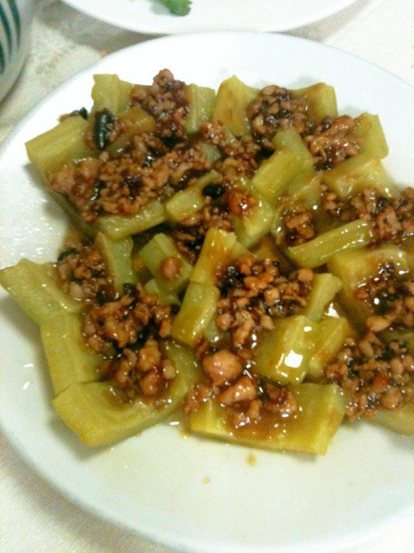 肉碎蒸凉瓜
