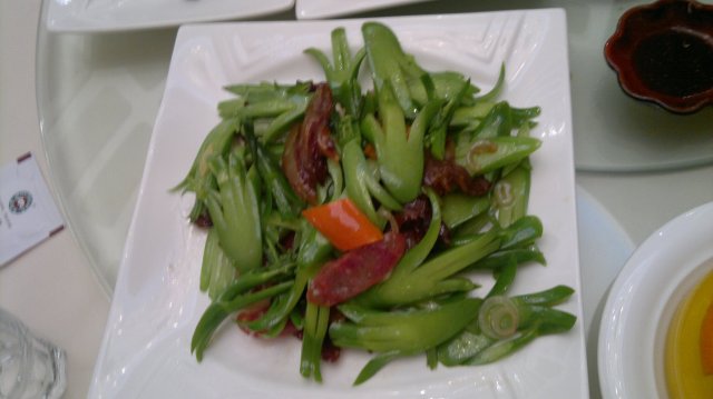 广东芥兰炒腊味