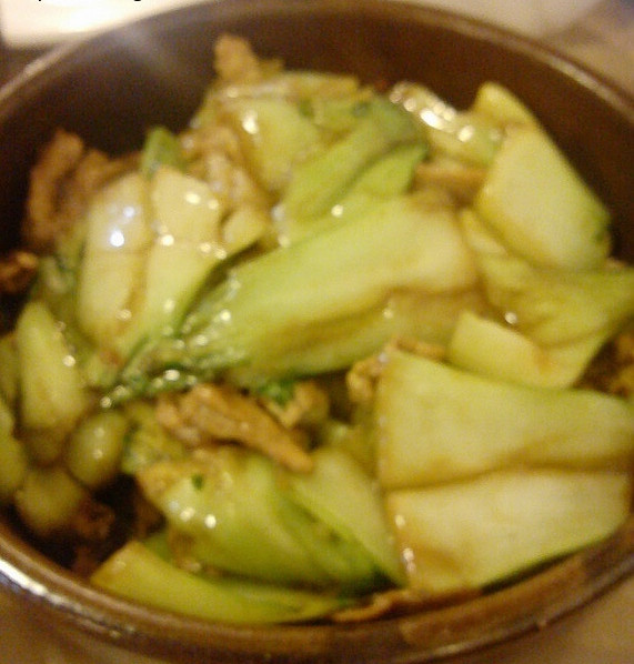 白菜杆炒肉