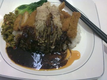 鸡排饭