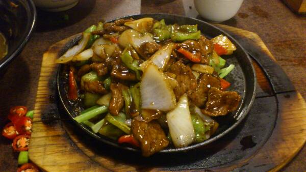 铁板牛肉