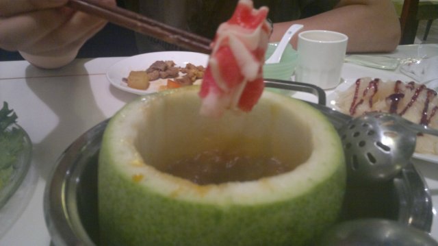 冬瓜锅 羊肉