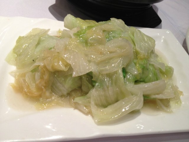 清炒西生菜