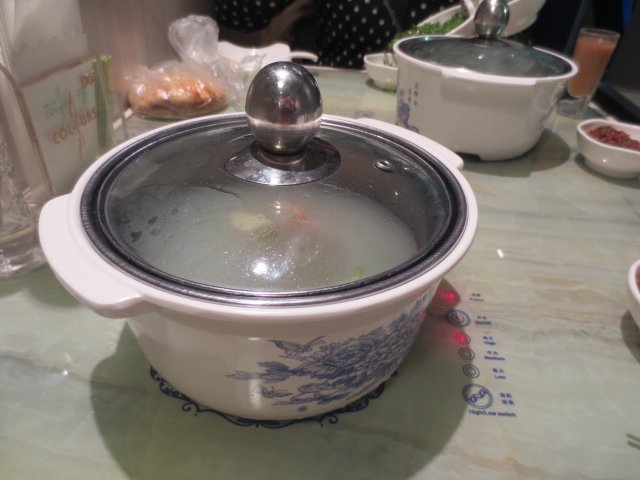 青花瓷的小锅子