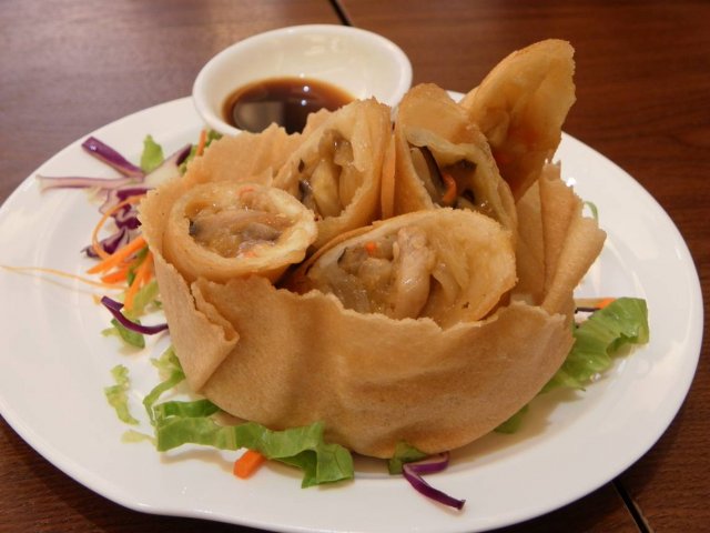鸡丝春卷