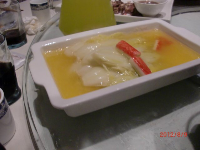 鸡汁娃娃菜