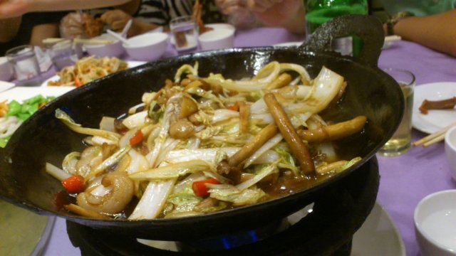 干锅娃娃菜