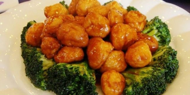 鱼腐扒时蔬