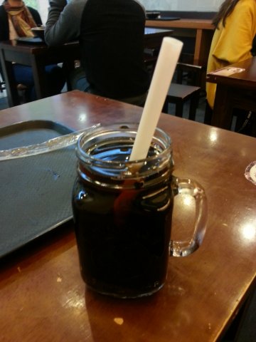 冬瓜茶配仙草