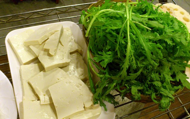 豆腐茼蒿