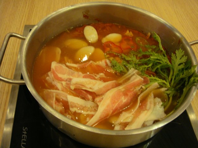 泡菜五花肉火锅