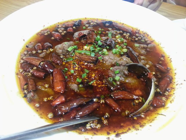 水煮牛肉