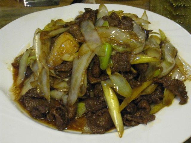 葱爆羊肉