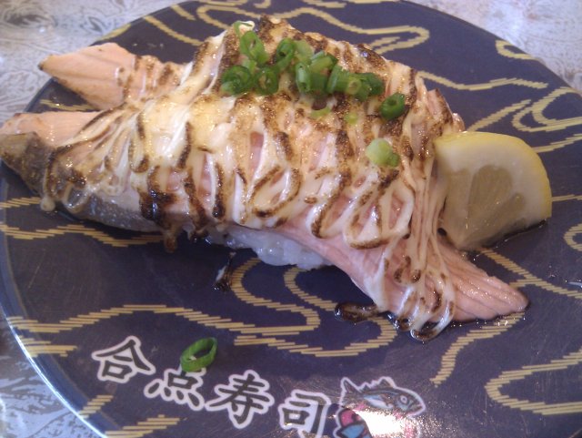 三文鱼色拉酱寿司