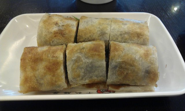大饼卷牛肉