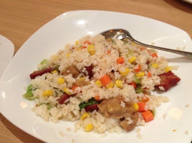 双拼腊肉炒饭