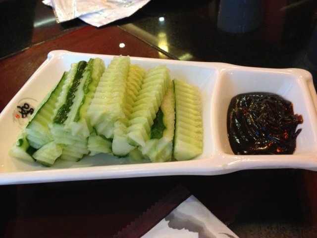 蘸酱黄瓜