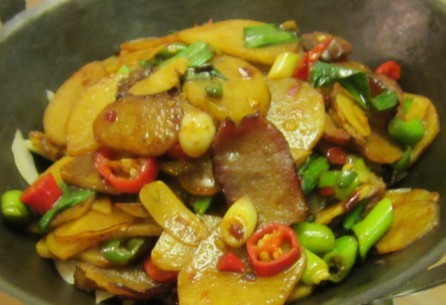 干锅土豆片