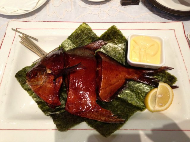 烟熏鲳鱼