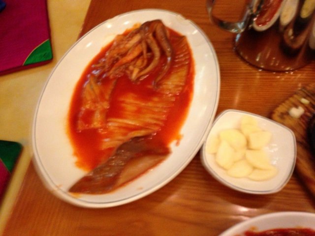 生的鱿鱼