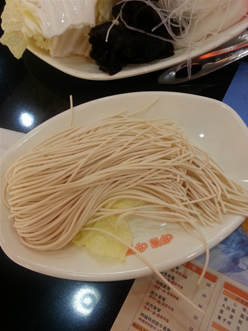 赠送的面条