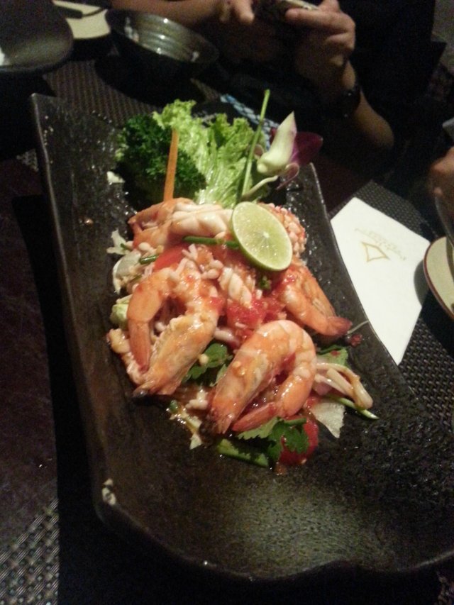 大蝦沙律