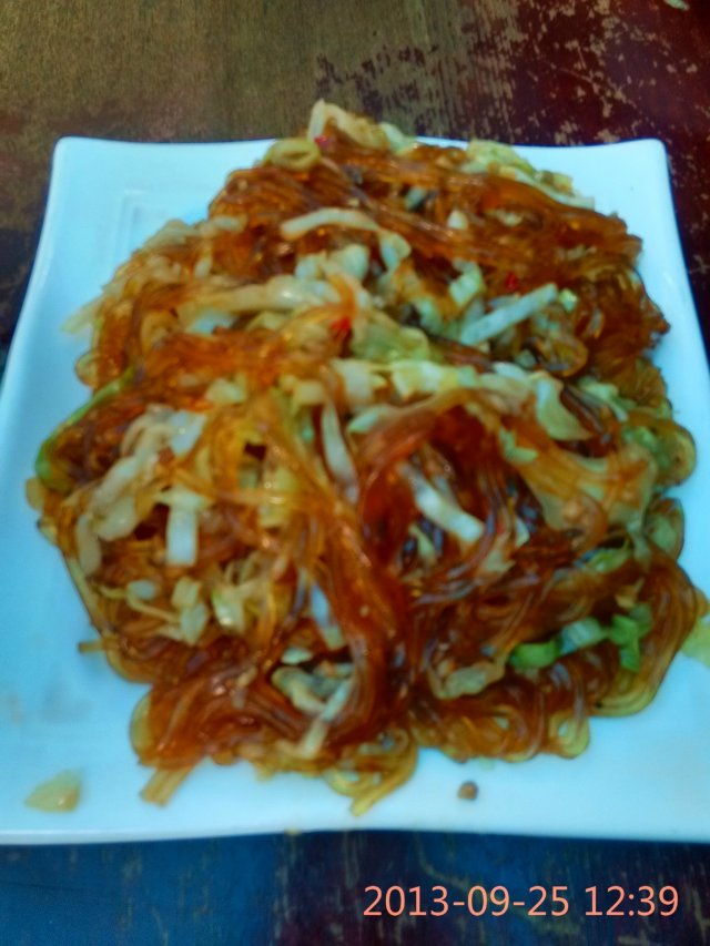 莲白粉丝