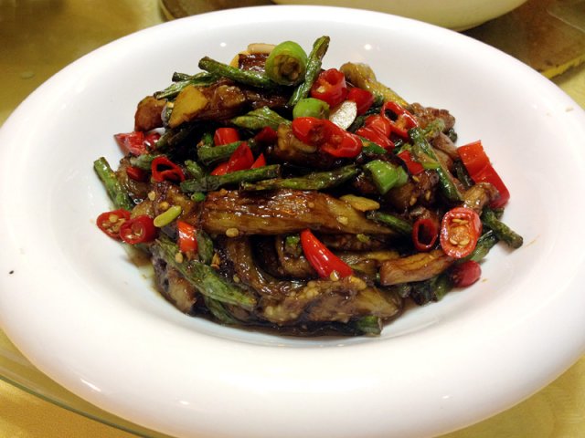 长豆角茄子