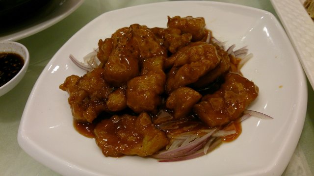 香前果汁猪扒
