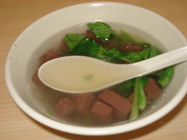 鸡鸭血汤